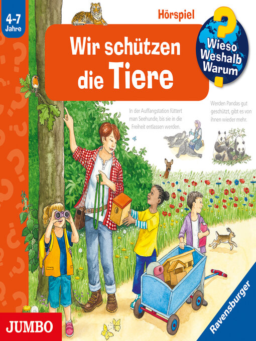 Cover image for Wir schützen die Tiere